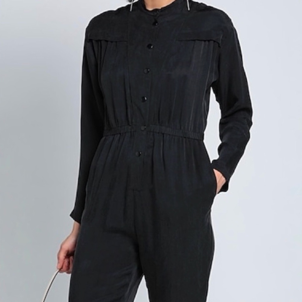 ba&sh Classic Black Jumpsuit